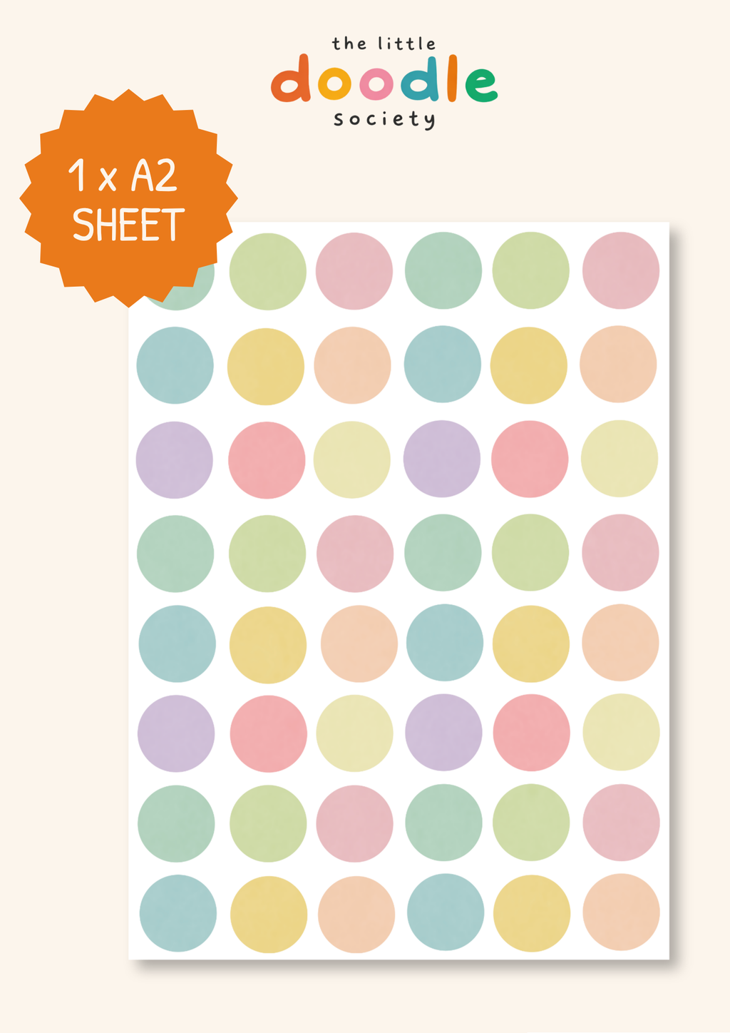 Pastel Polka Dots