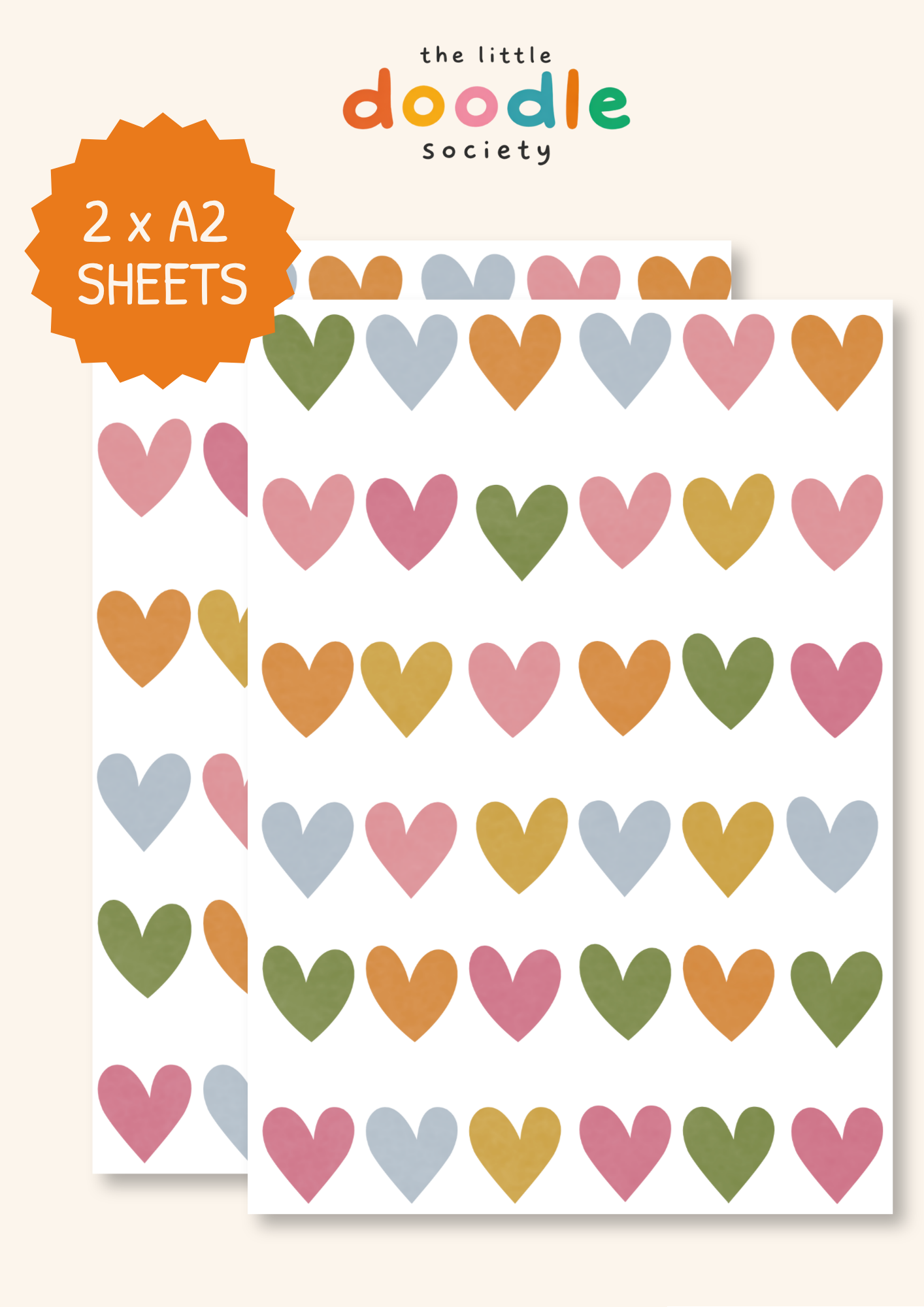 Rainbow Hearts