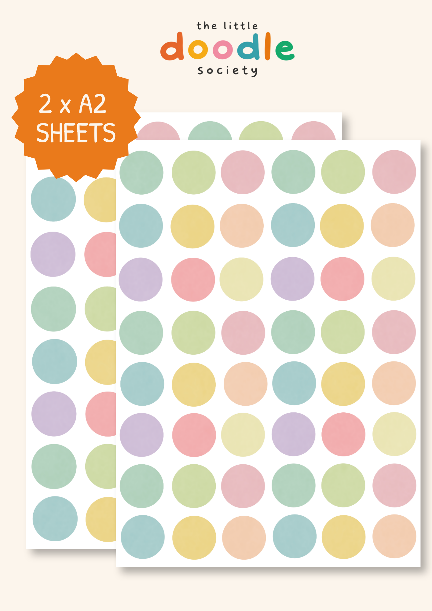 Pastel Polka Dots